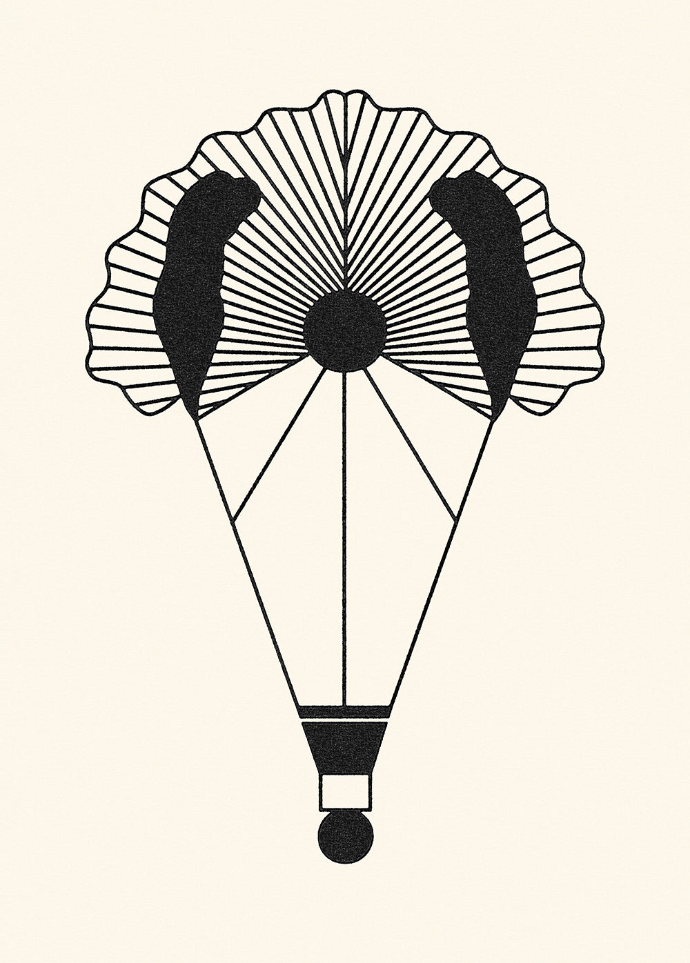 Flying object #1 - 50 x 70 cm