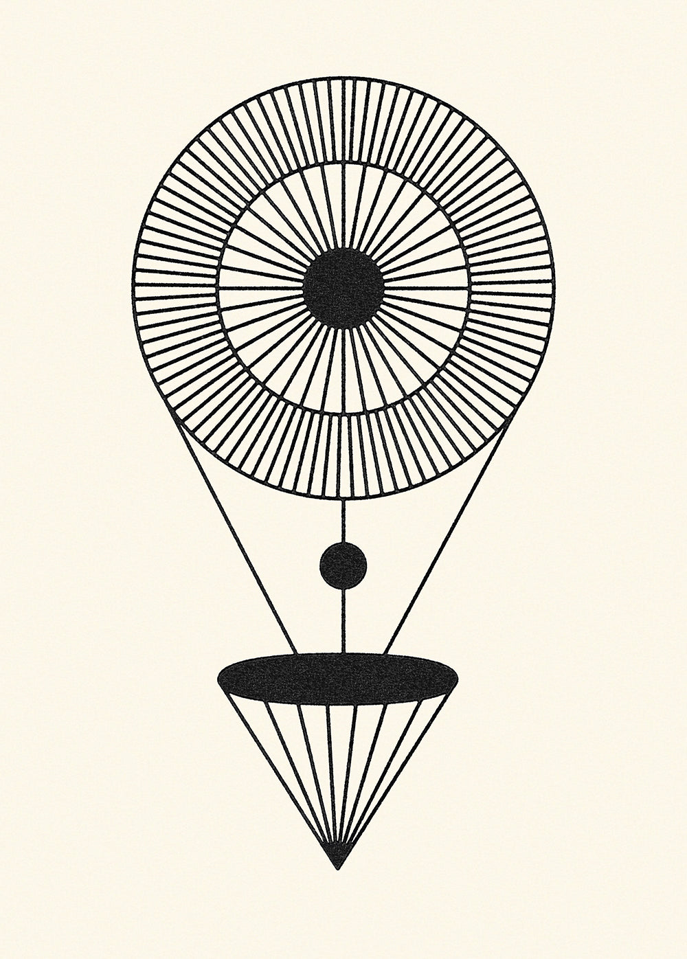 Flying object #3 - 50 x 70 cm