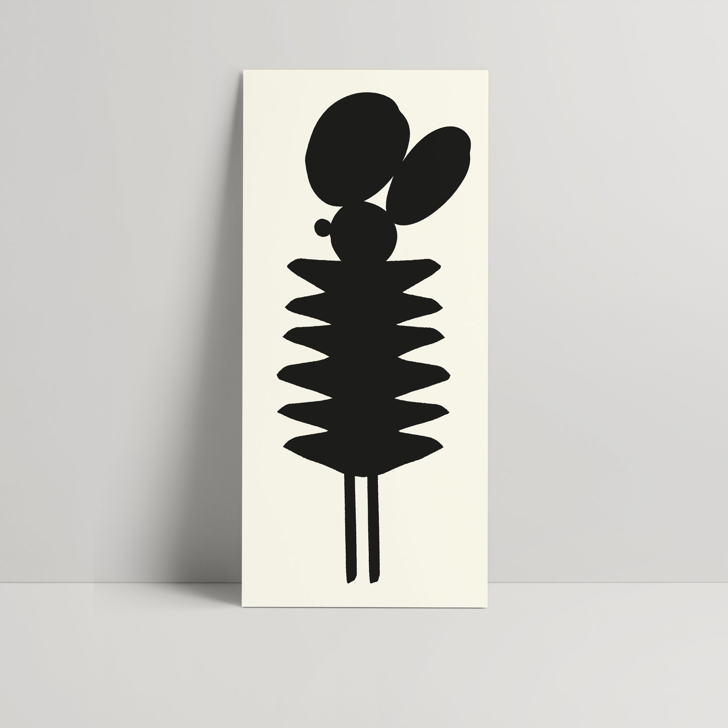I hear you - 45 x 100 cm - hand painted