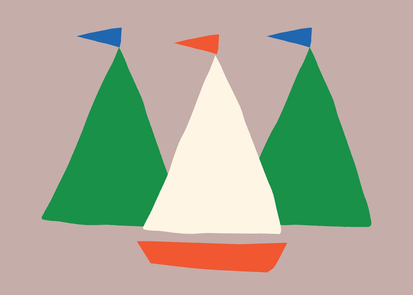Sail boats - 50 x 70 cm