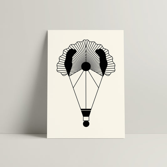 Flying object #1 - 50 x 70 cm