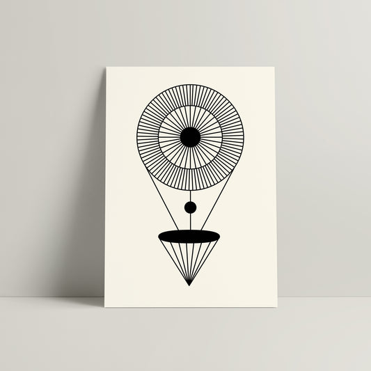 Flying object #3 - 50 x 70 cm