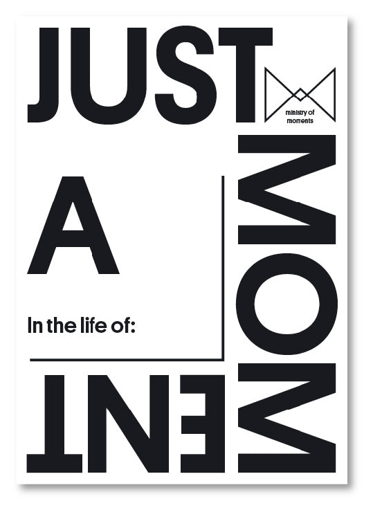 Just A Moment - Zine book