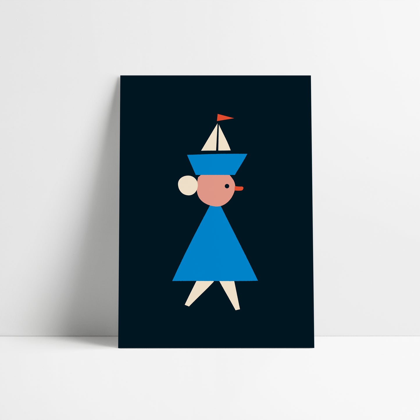 Rain lady - 50 x 70 cm
