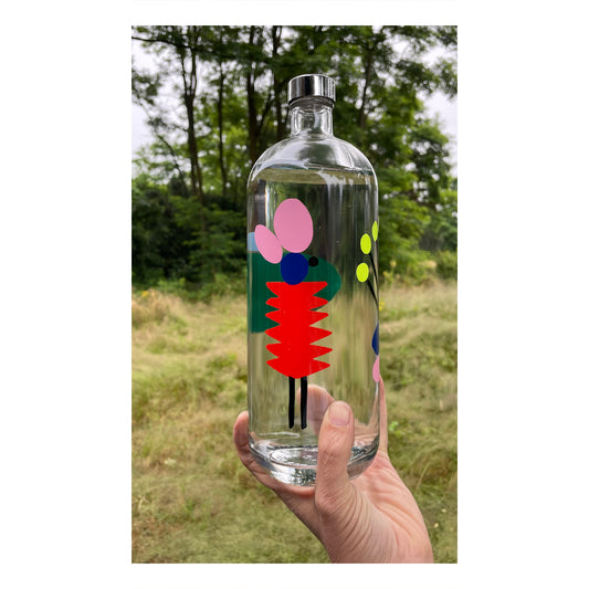 Characters #1 - Glass water bottle 700ml