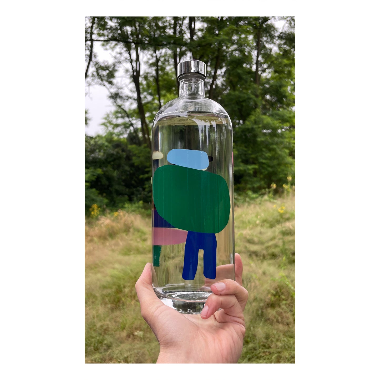 Characters #1 - Glass water bottle 700ml