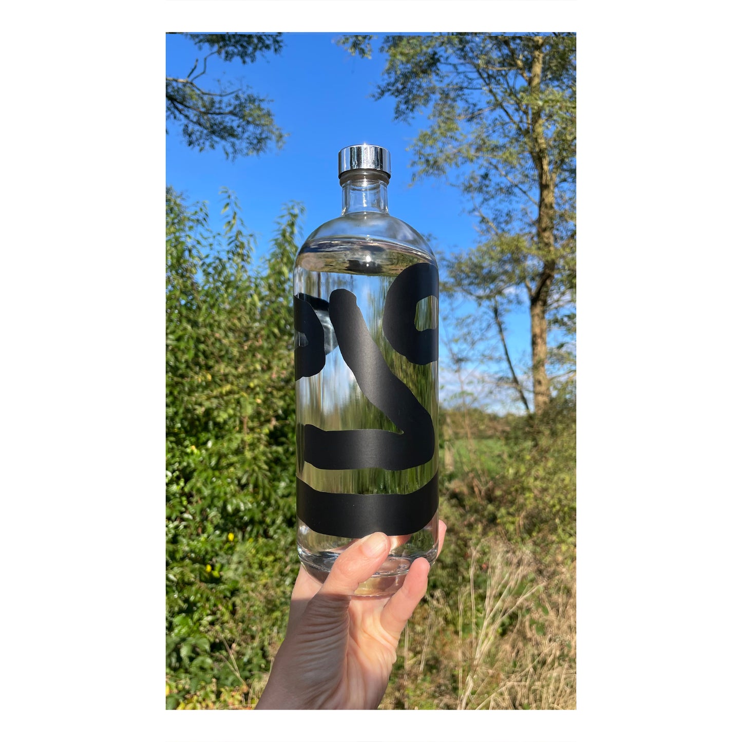 Face #1 - Glass water bottle 700ml