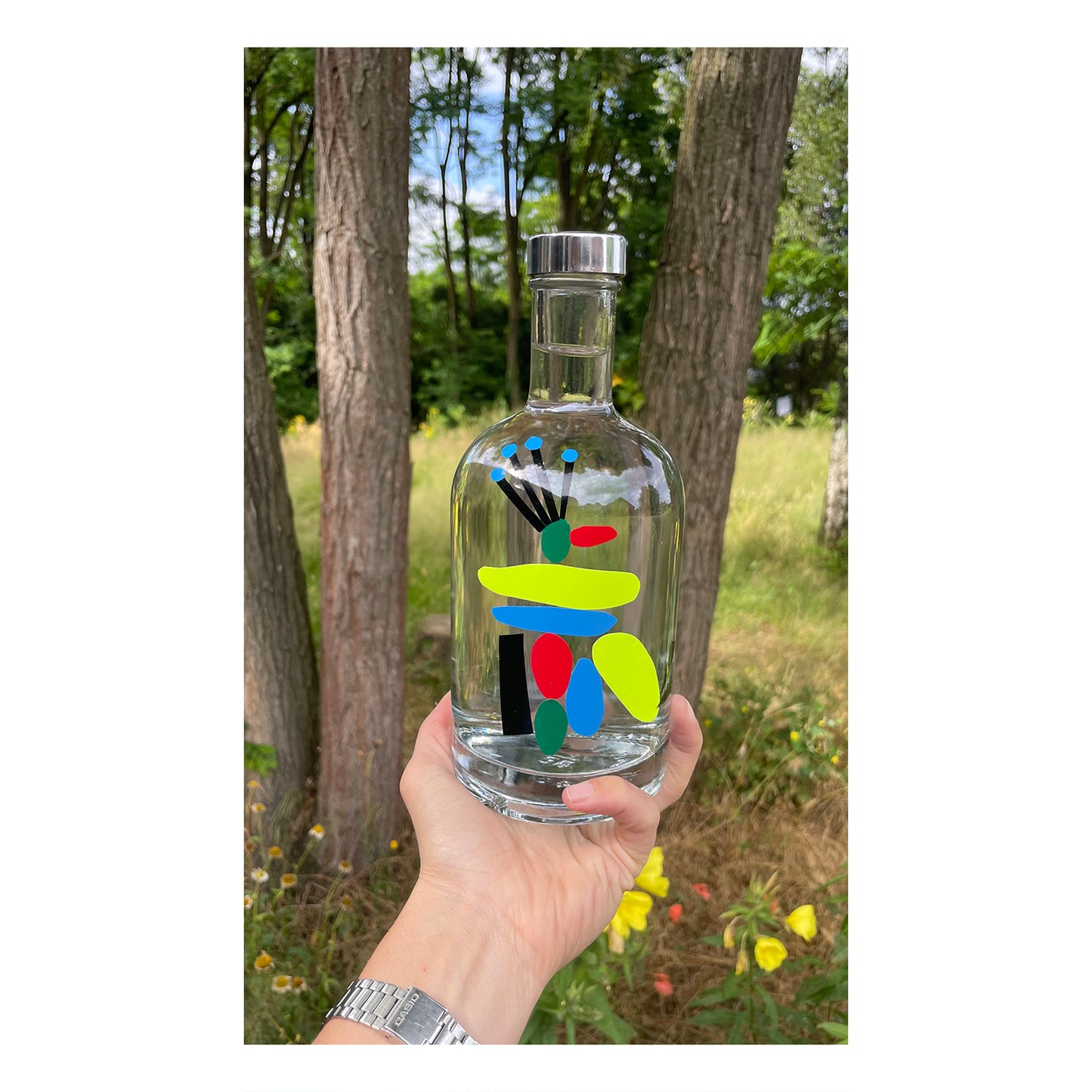 King of stones - Glass water bottle 500ml