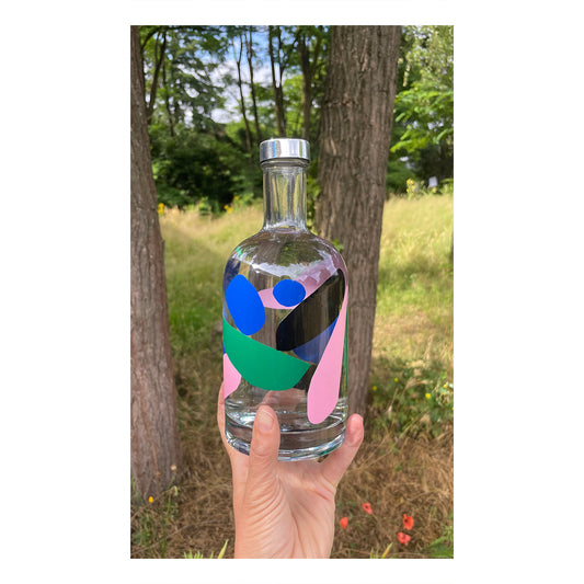 Stones #1 - Glass water bottle 700ml