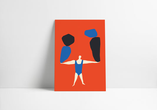 Strong Man - 50 x 70 cm poster